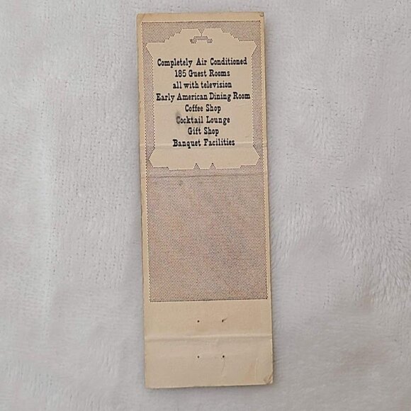 Vintage Matchbook Cover Dearborn Inn and Edward’s Tavern Dearborn MI Michigan - Picture 5 of 5